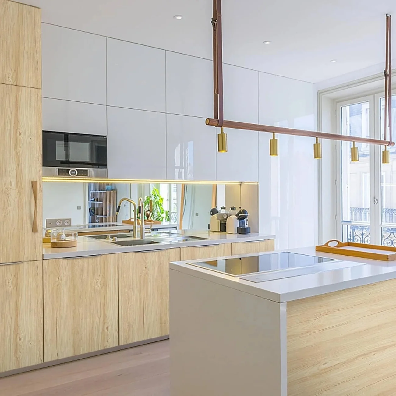 self adhesive wooden sheet for wallpaper, furniture, kitchen, wardrobe, decor sheet | ym502