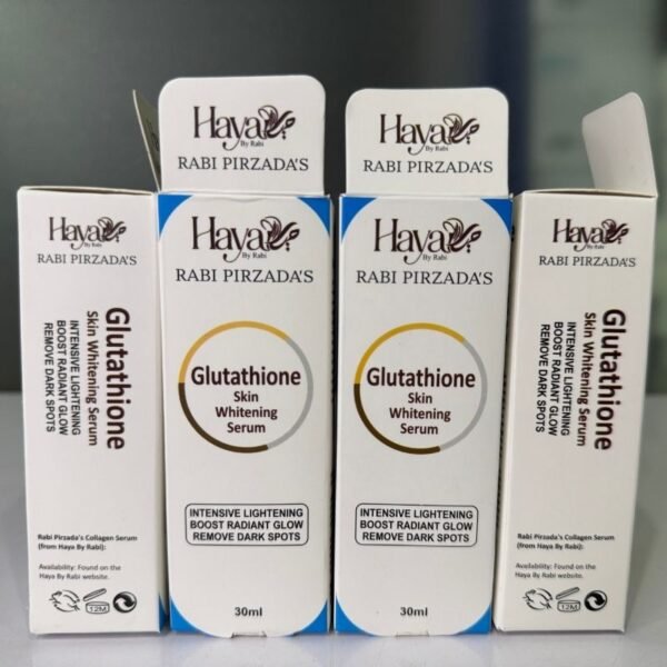 haya glutathione skin whitening serum by rabi – brightening, anti aging & dark spot remover