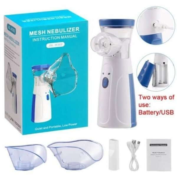 portable rechargeable nebulizer | asthma inhaler machine for kids & adults (0.5l)
