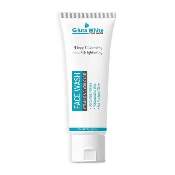 gluta white face wash | deep cleansing | brightening & oil control