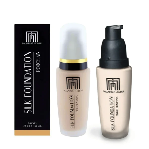 masarrat misbah silk foundation | shine control | moisturizing | 35ml