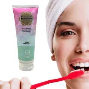 Body Accel Whitening Toothpaste | Niacinamide & Probiotics | 100ml