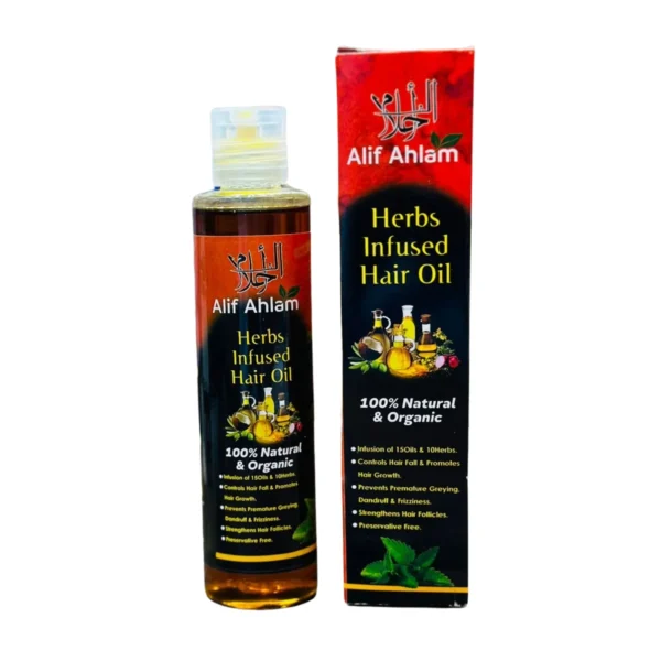 Alif Ahlam Herbs Infused Hair Oil | 100% Natural & Organic - Image 7