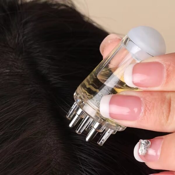 2 in 1 scalp root hair oil applicator comb | precision oil massage tool for hair growth & scalp care