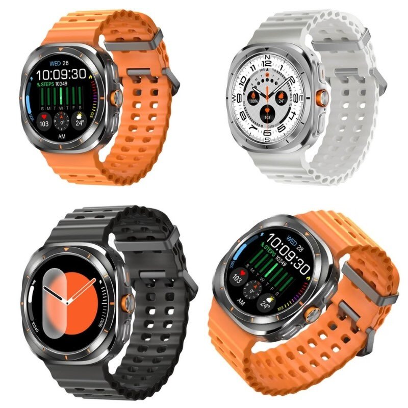 tf7 ultra smart watch | metal body, amoled display, fitness & health tracker