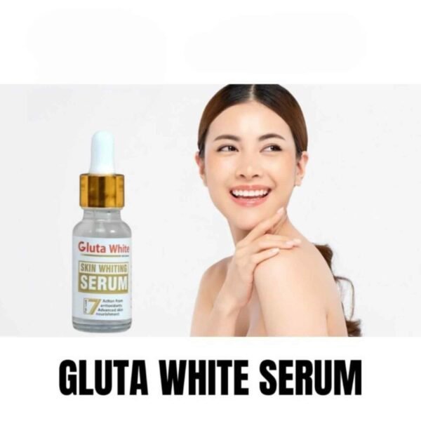 gluta white face glowing serum | skin & glutathione brightening | 30ml