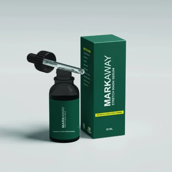 Markaway Stretch Mark Serum | Herbal Formula for Scars & Skin Elasticity | 30ml - Image 6