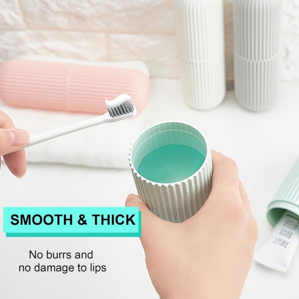 portable toothbrush toothpaste holder | storage case box