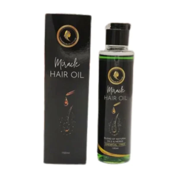 Miracle Hair Oil 150ml | Herbal Formula for Hair Growth, Strength & Shine - Image 5