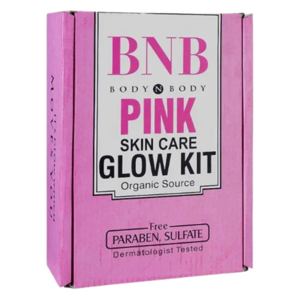 bnb pink face glow kit | tone up wash | mask | spf | 3 in 1