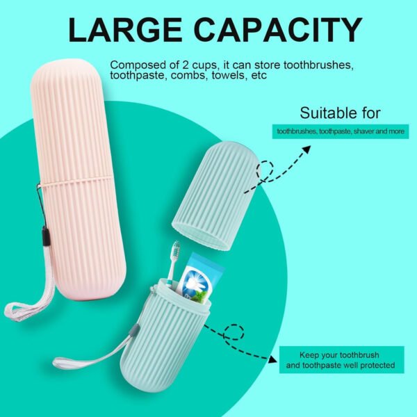 portable toothbrush toothpaste holder | storage case box