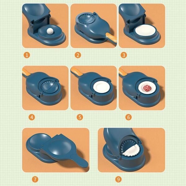 2 in 1 dumpling maker | samosa maker without box | random colors