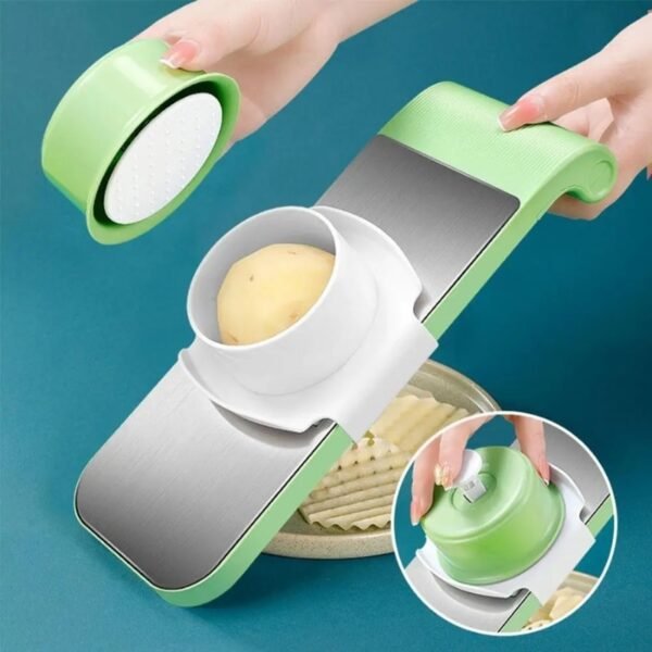 multifunctional 5 blade vegetable cutter & grater | random colors