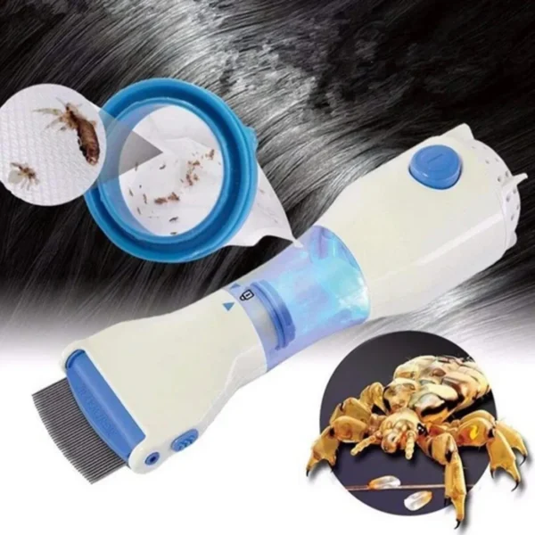 electric v comb anti lice machine | chemical free | with box & filters