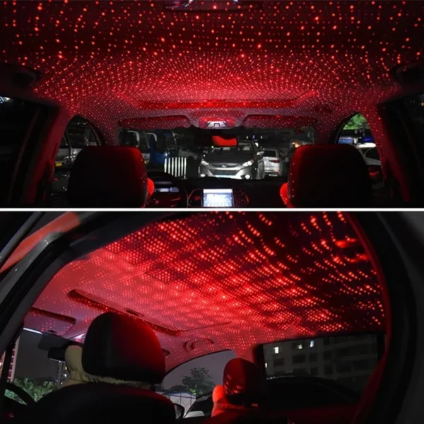 LED Galaxy Star USB Decoration Light | Starry Laser Projector Night Light for Home & Car - Image 4