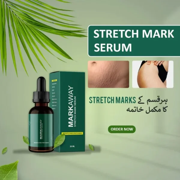 Markaway Stretch Mark Serum | Herbal Formula for Scars & Skin Elasticity | 30ml - Image 4
