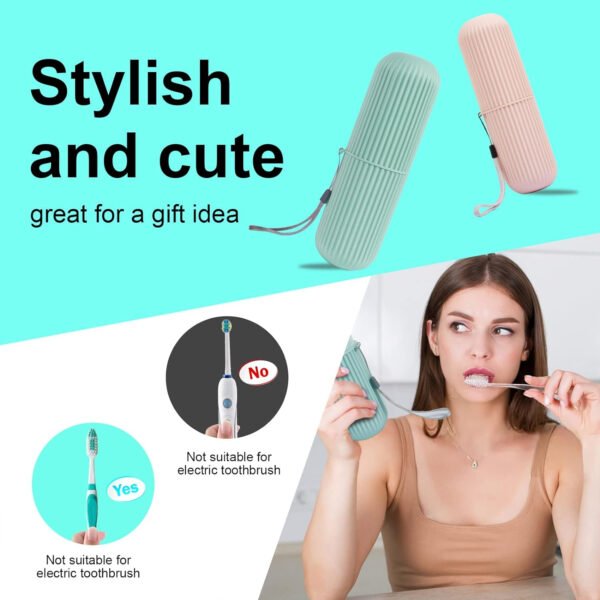 portable toothbrush toothpaste holder | storage case box