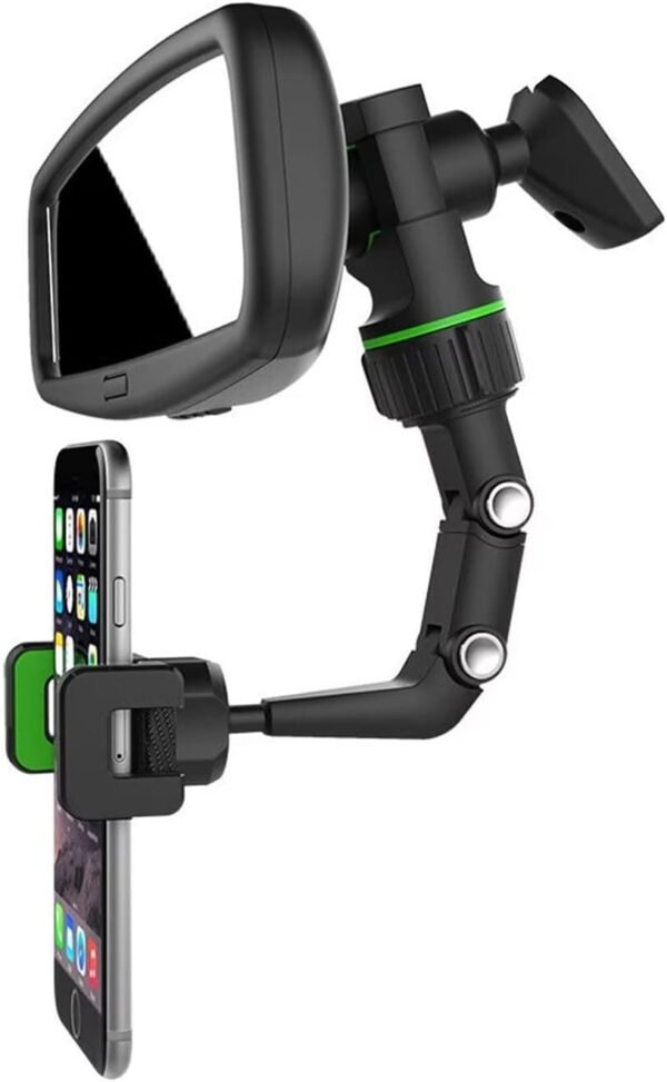 mobile stand high quality | 360° universal car rearview mirror phone holder | secure & adjustable mount