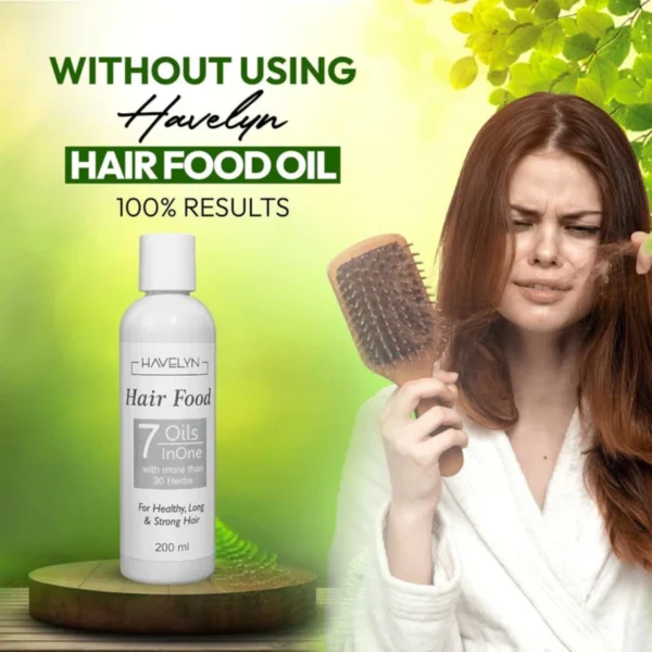 Havelyn Hair Food Oil 200ml | 7 Oils in One with 30+ Herbal Extracts for Strong & Healthy Hair - Image 8