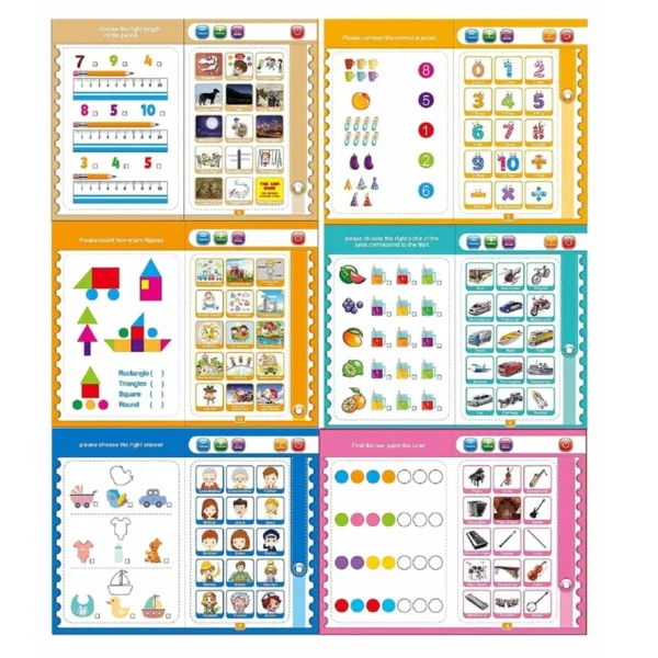 Intelligence Learning Book For Kids | Interactive English Letters Numbers And Sounds - Image 2