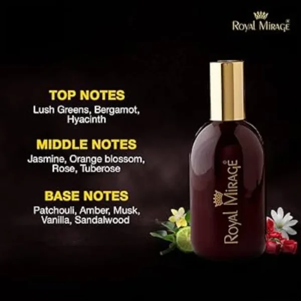 Royal Mirage Eau De Cologne Spray | 120ml Unisex Perfume - Image 3