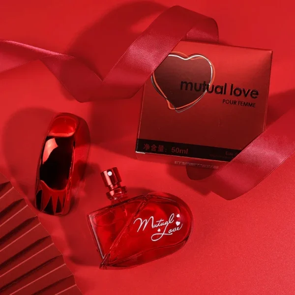 Mutual Love Perfume For Women | Heart-Shaped Bottle EDP – 50ml | Floral Fruity Long-Lasting Scent - Image 3