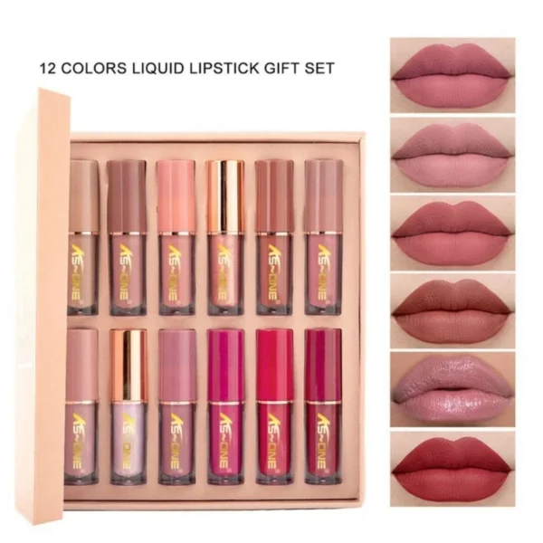 12 Pcs Mocallure Matte Liquid Lipstick Set | High Pigment | Waterproof & Long-Lasting - Image 5