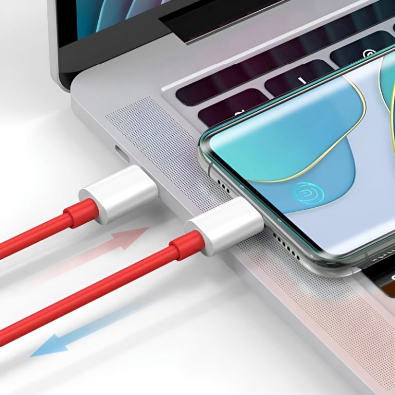 oneplus 65w warp charge power adapter with type c to type c fast charging cable