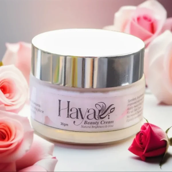 Haya Beauty Cream 30gm | Natural Brightness & Glow Formula for Radiant Skin - Image 4
