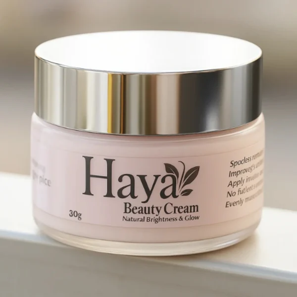 Haya Beauty Cream 30gm | Natural Brightness & Glow Formula for Radiant Skin - Image 3