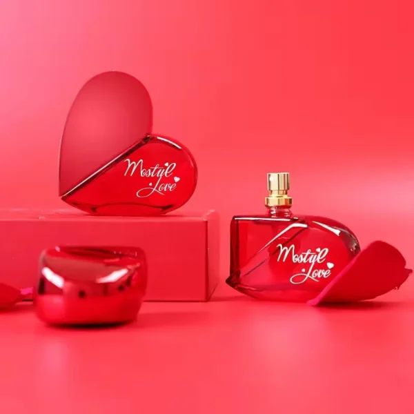 Mutual Love Perfume For Women | Heart-Shaped Bottle EDP – 50ml | Floral Fruity Long-Lasting Scent - Image 2