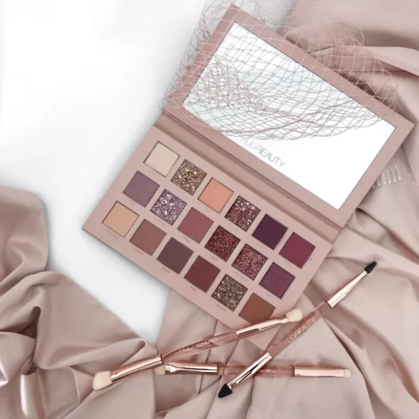 18 Colors Nude Eyeshadow Palette | Matte & Shimmer Pigmented Shades | Long-Lasting Eye Makeup - Image 3