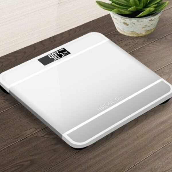 iscale digital led electronic bathroom weighing scale | tempered glass, automatic, accurate, body weight monitor | random colors