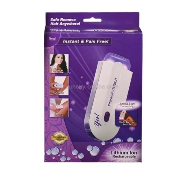 2 in 1 rechargeable painless hair remover for face & body | instant, pain free hair removal machine
