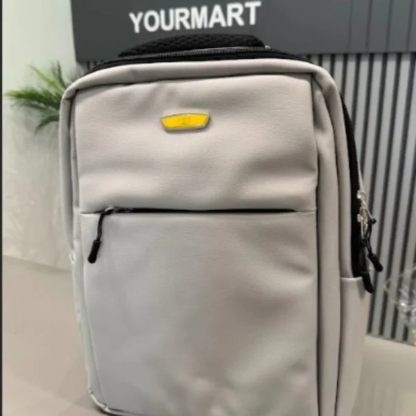 Laptop Backpack | Lightweight, Durable, Water-Resistant Travel Bag | Light Silver - Image 2