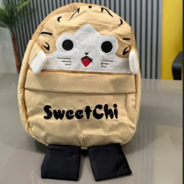 Cute Plush Sweetchi Character Backpack for Girls  | Stuffed School Bag & Gift for Kids - Image 3
