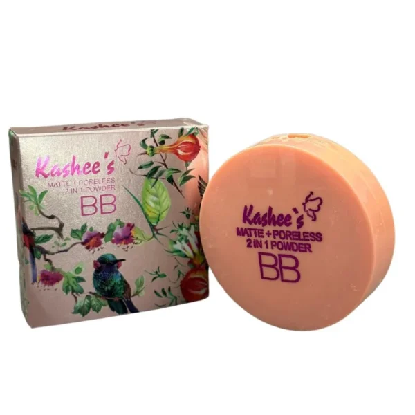 Kashee’s Matte + Poreless BB 2 in 1  Powder | Long-Lasting Makeup - Image 3