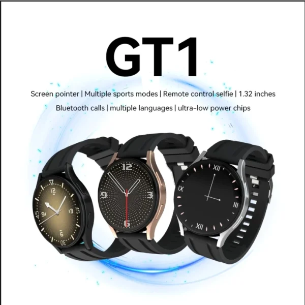 gt1 smartwatch with bluetooth calling & touch display
