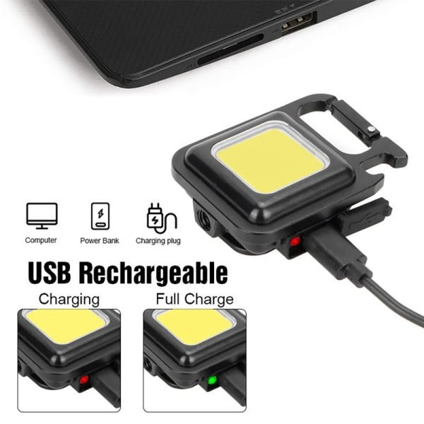 portable keychain light | 500 lumens mini cob led
