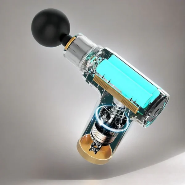 portable deep tissue massage gun | adjustable speeds | lightweight & quiet