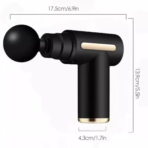 portable deep tissue massage gun | adjustable speeds | lightweight & quiet